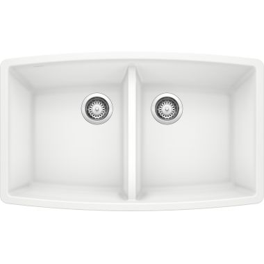 Click here to see Blanco 440071 Blanco 440071 Performa White Double Bowl Undermount Sink