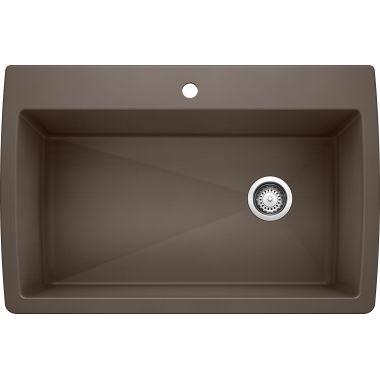 Click here to see Blanco 440192 Blanco 440192 Diamond Dual Mount Super Single Bowl Sink - Cafe Brown