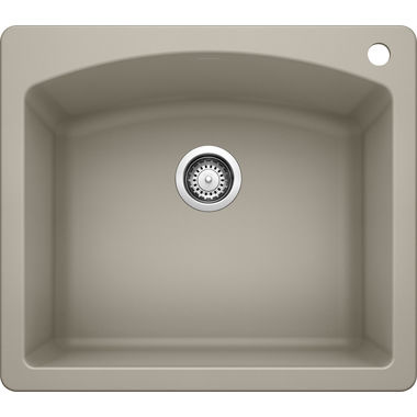 Click here to see Blanco 441280 Blanco 441280 Diamond Silgranit II Dual Mount Single-Bowl Sink (Truffle)