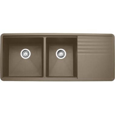 Click here to see Blanco 441292 Blanco 441292 Precis Mult-Level 1-3/4 Bowl Sink Package (Truffle)