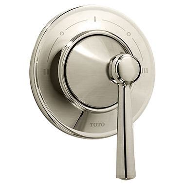 Click here to see Toto TS210X#BN TOTO Silas 3-Way Diverter Valve Trim w/ Off, Lever Handle, Brushed Nickel - TS210X#BN