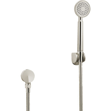 Click here to see Toto TS400F41#BN TOTO Transitional Collection Series B 3in Single-Spray Hand Shower with Rubber Nozzles, 2.5 GPM, Brushed Nickel - TS400F41#BN