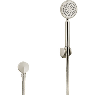 Click here to see Toto TS400F51#BN TOTO Transitional Collection Series B 4in Single-Spray Hand Shower with Rubber Nozzles, 2.5 GPM, Brushed Nickel - TS400F51#BN