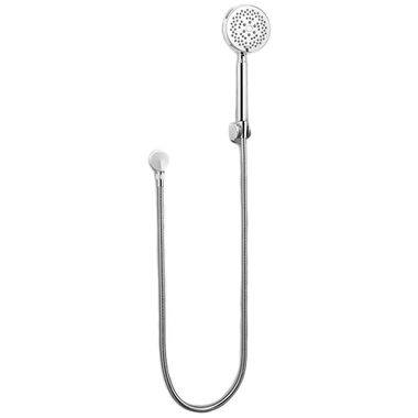 Click here to see Toto TS400F55#PN TOTO Transitional Collection Series B 4in Multi-Spray Hand Shower with Rubber Nozzles, 2.5 GPM, Polished Nickel - TS400F55#PN