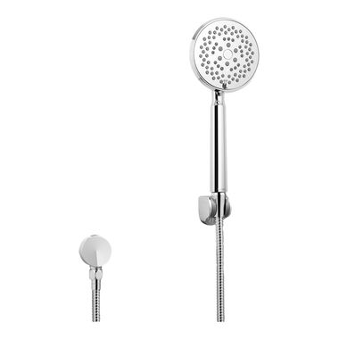Click here to see Toto TS400FL55#CP TOTO Transitional Collection Series B 4in Multi-Spray Hand Shower with Rubber Nozzles, 2.0 GPM, Polished Chrome - TS400FL55#CP