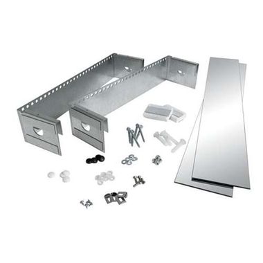 Click here to see Jensen 760030 Jensen Surface Mount Kit for 30in x 4in Bath Cabinets, Galvanized Steel Mounting Bracket - 760030