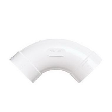 Click here to see Broan CF377 Broan-NuTone 90-degree Sweep Elbow-Long for Nutone 3808 Models, White - CF377