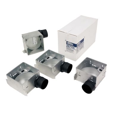 Click here to see Broan 2677H Broan-NuTone Housing Pack for Type IC Mounting Ears, Galvanized Steel - 2677H