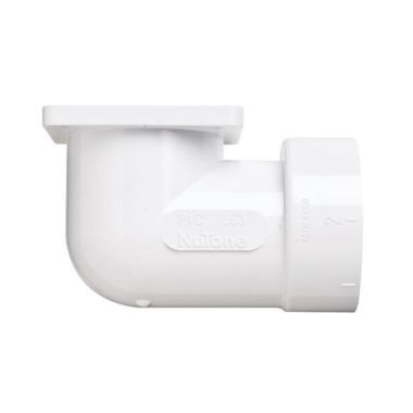 Click here to see Broan CF363 Broan-NuTone 90-degree Flanged Elbow Special for 3-inch Walls, White - CF363