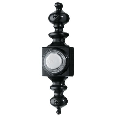 Click here to see Broan SPB4LBL Broan-NuTone Door Chime Pushbutton Lighted in Black - PB4LBL