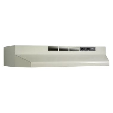 Click here to see Broan 412108 Broan-NuTone 41000 Series 21-Inch Ductless Under-Cabinet Range Hood in Almond - 412108 