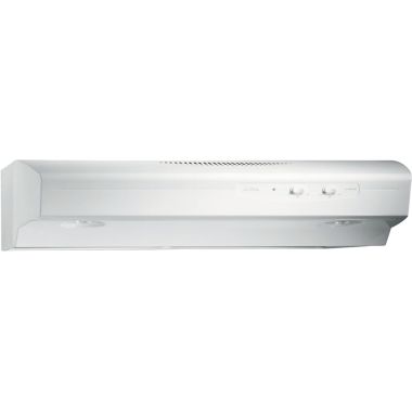 Click here to see Broan QS130WW BROAN-NUTONE QS130WW 30 WHITE-ON-WHITE UNDER CABINET HOOD 220 CFM