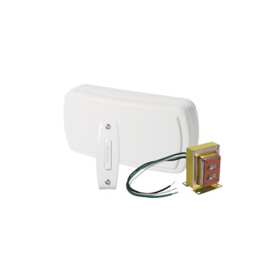 Click here to see Broan BK110NBWH Broan-NuTone Builder Kit Doorbell with Pushbutton - BK110NBWH