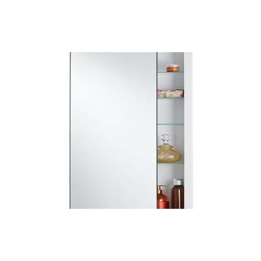 Click here to see Jensen 1035P34WHG Jensen Cove Collection White 36in Medicine Cabinet, Reversible Door Opening, 4 Adjustabled Glass Shelves - 1035P34WHG