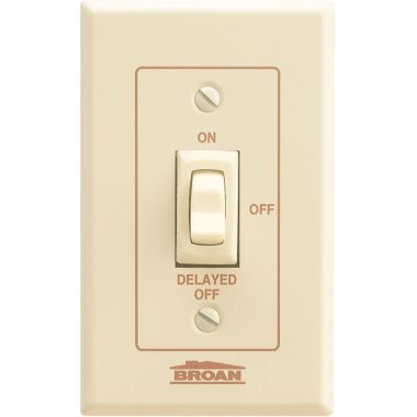 Click here to see Broan 64V BROAN-NUTONE 64V FAN/LIGHT CONTROL W/ OFF DELAY 4 AMPS 120V IVORY