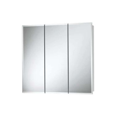 Click here to see Jensen 255224 Jensen Horizon Basic White Surface Mount Three 8in Mirror with 2 Shelves - 255224
