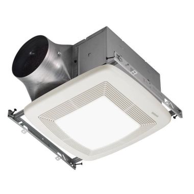 Click here to see Broan XB50L Broan-NuTone Ultra Green XB Ceiling Bathroom Exhaust Fan, 50 CFM, 0.3 Sones, Energy Star - XB50L