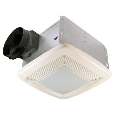 Click here to see Broan QTXE150FLT Broan-NuTone QTXE150FLT 150 CFM Bath Fan and Light Combination