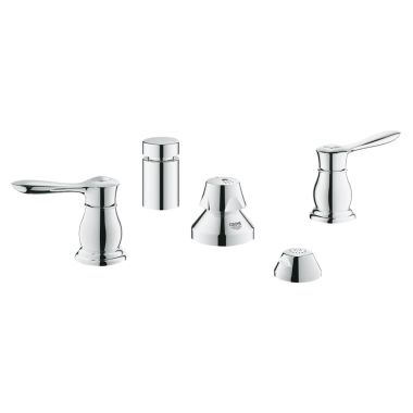 Click here to see Grohe 24033000 Grohe Parkfield Two-Handle Vertical Spray Bidet Faucet, Lever Handles, StarLight Chrome - 24033000