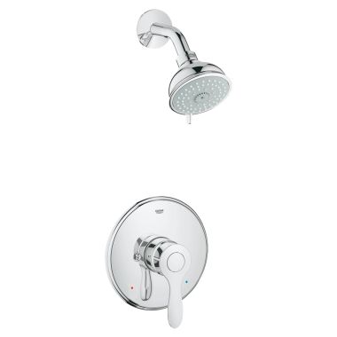 Click here to see Grohe 35039000 GROHE 35039000 Parkfield Shower Combination Trim - StarLight Chrome 