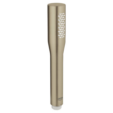 Click here to see Grohe 27400EN0 Grohe Euphoria Cosmopolitan Stick Single-Function Hand Shower, EcoJoy Technology, 2.0 GPM, 80 PSI, Brushed Nickel - 27400EN0
