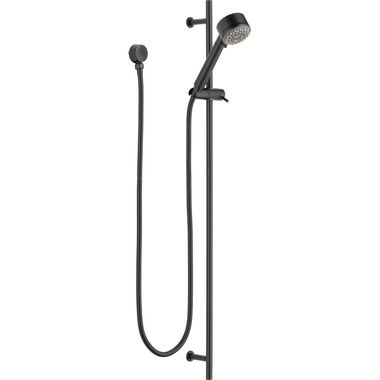 Click here to see Brizo 85521-BL Brizo Three-Function Hand Shower, with Slide Bar, 1.75 GPM, WaterSense, Matte Black - 85521-BL