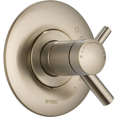 Click here to see Brizo T60075-BN Brizo Odin TempAssure Thermostatic Two-Handle Valve Trim, Lever Handles, Brushed Nickel - T60075-BN