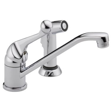 Click here to see Delta 175LF-WF Delta 175LF-WF Classic Single Handle Kitchen Faucet with Side Sprayer in Chrome