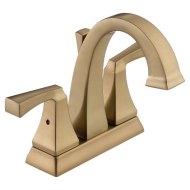 Click here to see Delta 2551-CZMPU-DST Delta Dryden Two-Handle Centerset Bathroom Faucet with Metal Pop-Up, DIAMOND Seal, Lever Handles, 1.2 GPM, Champagne Bronze - 2551-CZMPU-DST