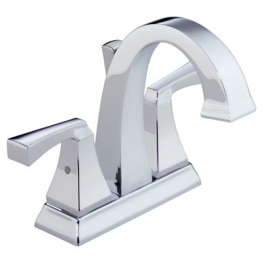 Click here to see Delta 2551-MPU-DST Delta Dryden Two-Handle Centerset Bathroom Faucet with Metal Pop-Up, DIAMOND Seal, Lever Handles, 1.2 GPM, Chrome - 2551-MPU-DST