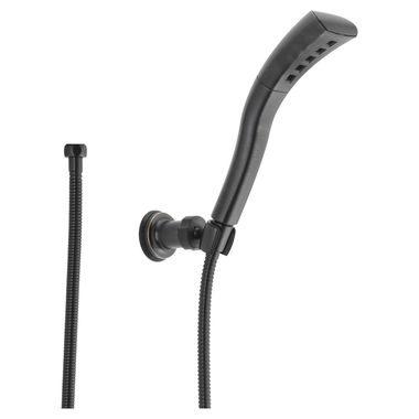 Click here to see Delta 55421-RB Delta Universal Showering H2Okinetic Single-Setting Wall Mount Hand Shower, 1.75 GPM, Venetian Bronze - 55421-RB