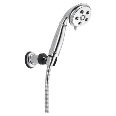 Click here to see Delta 55433 Delta Universal Showering H2Okinetic Three-Setting Wall Mount Hand Shower, 1.75 GPM, Chrome - 55433