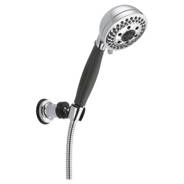 Click here to see Delta 55445 Delta Universal Showering H2Okinetic 5-Setting Wall Mount Hand Shower, 1.75 GPM, Chrome - 55445