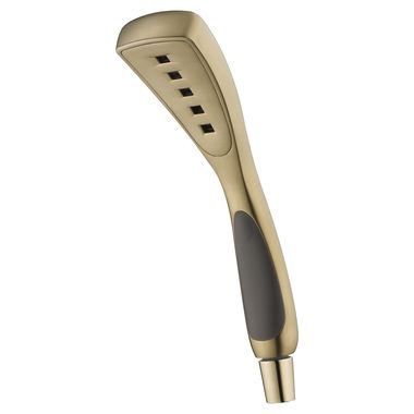 Click here to see Delta 59411-CZ-PK Delta Universal Showering H2Okinetic Single-Setting ABS Hand Shower with Dual Check Valves, 2.0 GPM, Brilliance Champagne Bronze - 59411-CZ-PK