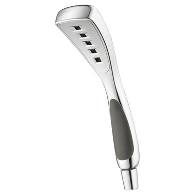 Click here to see Delta 59411-PK Delta Universal Showering H2Okinetic Single-Setting ABS Hand Shower with Dual Check Valves, 2.0 GPM, Brilliance Chrome - 59411-PK