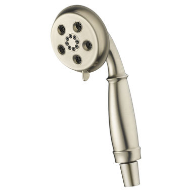 Click here to see Delta 59433-SS-PK Delta H2Okinetic Three-Setting Hand Shower with Dual Check Valves, WaterSense, ADA, 1.75 GPM, Stainless Steel - 59433-SS-PK