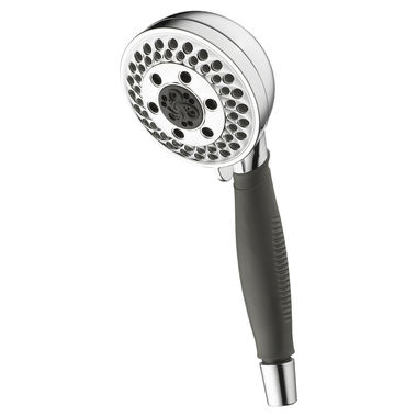 Click here to see Delta 59445-PK Delta H2Okinetic Five-Setting Touch-Clean ADA Handheld Shower for 51559, 55445, and 54445-PK Wall-Mount Hand Showers, 1.75 GPM, Chrome - 59445-PK