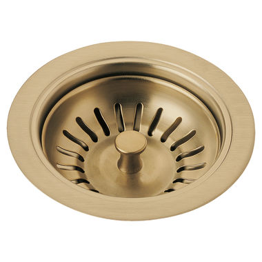 Click here to see Delta 72010-CZ Delta 72010-CZ Kitchen Sink Flange and Strainer, Champagne Bronze