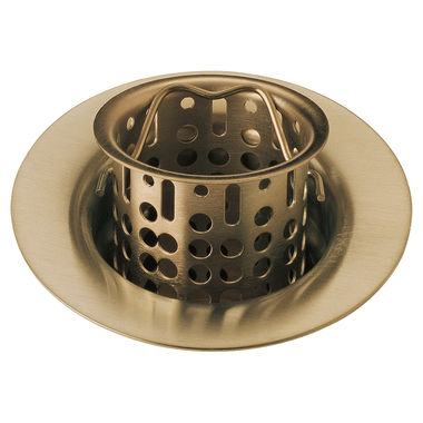 Click here to see Delta 72011-CZ Delta 72011-CZ Bar/Prep Sink Flange and Strainer, Champagne Bronze