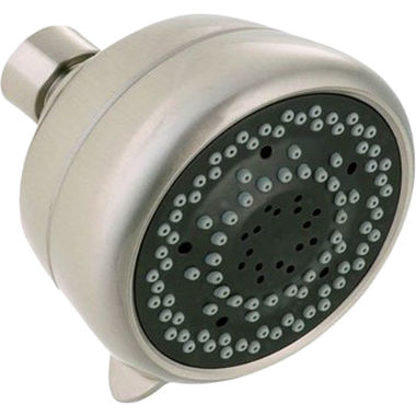 Click here to see Delta 75760SN Delta Universal Showering 2.5 GPM 7-Setting Shower Head, 3-3/8in x 3-3/8in x 3-3/8in, Touch-Clean Spray Nozzle, Brushed Nickel - 75760SN