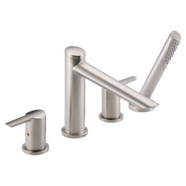 Click here to see Delta T4761-SS Delta T4761-SS Compel Series Roman Tub Trim with Handshower