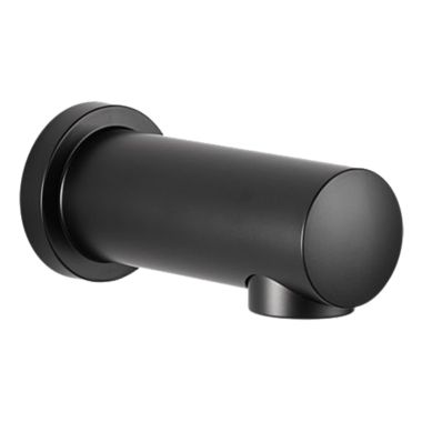 Click here to see Brizo RP54873BL Brizo Odin Wall Mounted Matte Black Non-Diverter Tub Spout, 5-1/2-inch Lengh, 1/2-inch Connection Size - RP54873BL