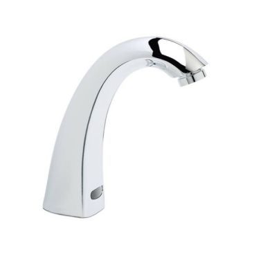 Click here to see Delta 590T0151TR Delta Deckmount Electronic Hi-Rise Faucet w/ Integral Sensor (Hardwired), 0.5 GPM, Chrome - 590T0151TR