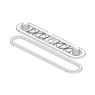 Click here to see Delta RP72750 Delta Cassidy Base Plate and Gasket for 2497LF Two-Handle Kitchen Faucets - RP72750