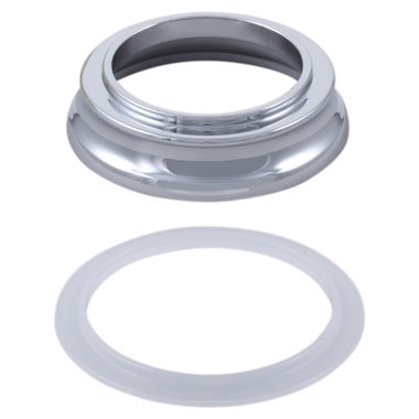 Click here to see Delta RP72712 Delta Cassidy Flange and Gasket for 598LF-MPU, 798LF, 597LF-MPU, and 797LF Cassidy Single-Handle Bathroom Faucets, Chrome - RP72712