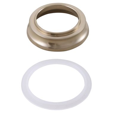 Click here to see Delta RP72712CZ DELTA RP72712CZ PART ESCUTCHEON WITH GASKET (1H) CHAMPAGNE BRONZE
