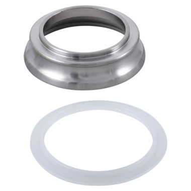 Click here to see Delta RP72712SS Delta Cassidy Stainless Flange and Gasker for 598LF-MPU, 798LF, 597LF-MPU, and 797LF Cassidy Single-Handle Bathroom Faucets - RP72712SS