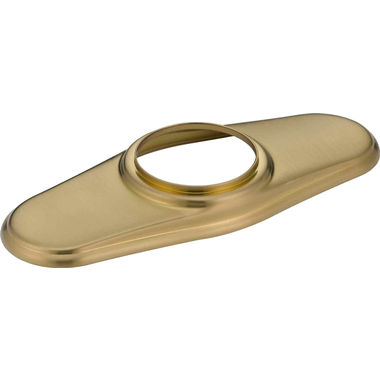 Click here to see Delta RP72711CZ Delta Cassidy One-Hole Champagne Bronze 4in Escutcheon with Gasket for 597LF-MPU Series and 598LF-MPU Series Single-Handle Bathroom Faucets - RP72711CZ