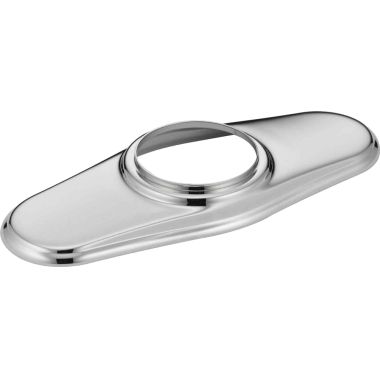 Click here to see Delta RP72711PN Delta Cassidy One-Hole Polished Nickel 4in Escutcheon with Gasket for 597LF-MPU Series and 598LF-MPU Series Single-Handle Bathroom Faucets - RP72711PN