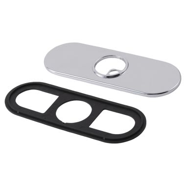 Click here to see Delta RP72991 Delta Trinsic Three-Hole Escutcheon with Gasket for 759-DST and 559LF Single-Handle Bathroom Faucet - RP72991